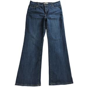 Levis 512 Perfectly Slimming Bootcut Jeans Womens 16 Stretch Blue Denim